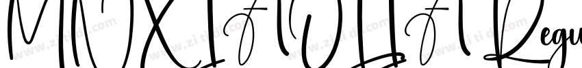 MNXIAOLIA Regular字体转换
